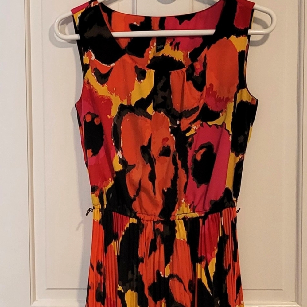 Gently Used Alfani Dress-Size 2-Black, Orange & Yellow